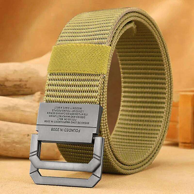Nylon Webbing Fabric Tactical Army Canvas Casual Fashion Luxury Designer Jeans Belt for Men Military Sports Strap HB009 Y260225
