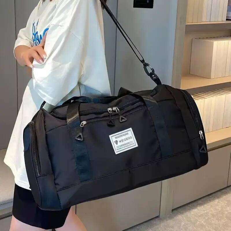 Wet Dry Separation Lightweight Travel Large Capacity Multifunction Storage with Shoes Compartment Outdoor Shoulder Bag Y260225