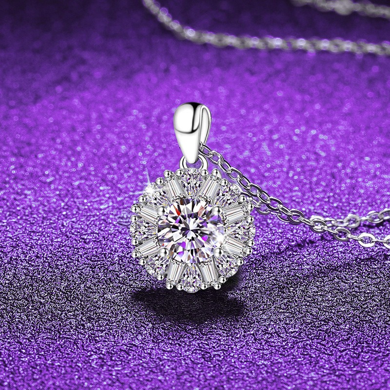 New Design Full Star Paved Pendant Necklace For Women INS Style Shiny All-match Clavicle Chain Fashion Jewelry Shine Your Beauty