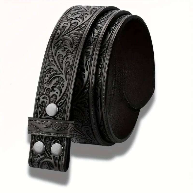 Genuine Leather Split Belt 1/2 PackagingWestern Design Suitable for Men WomenCowboys Cowgirls Gear - Sturdy and Durable Y260225