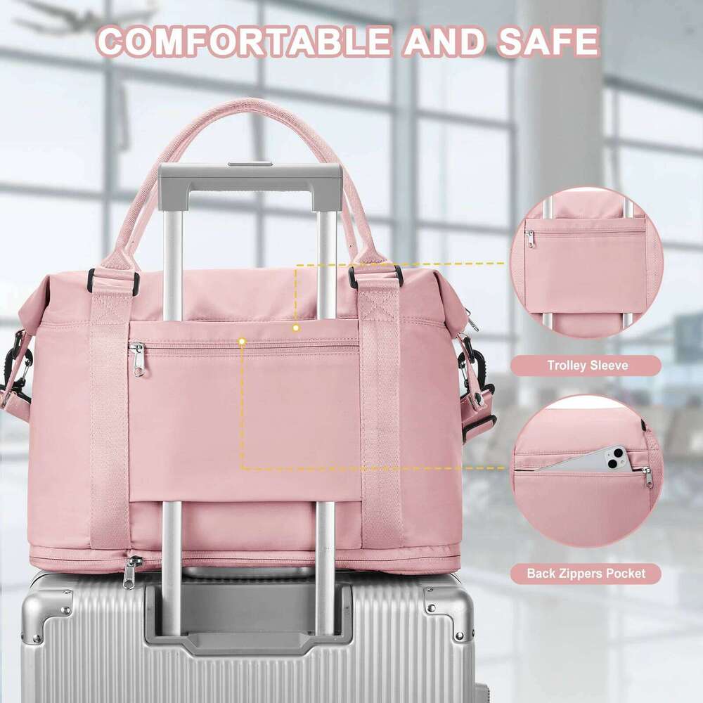 Ryanair Travel 40x20x25 Cabin Handbag Sports Bag, Portable Weekender for Men Women Expandable Fitness Hospital Bag Y260225