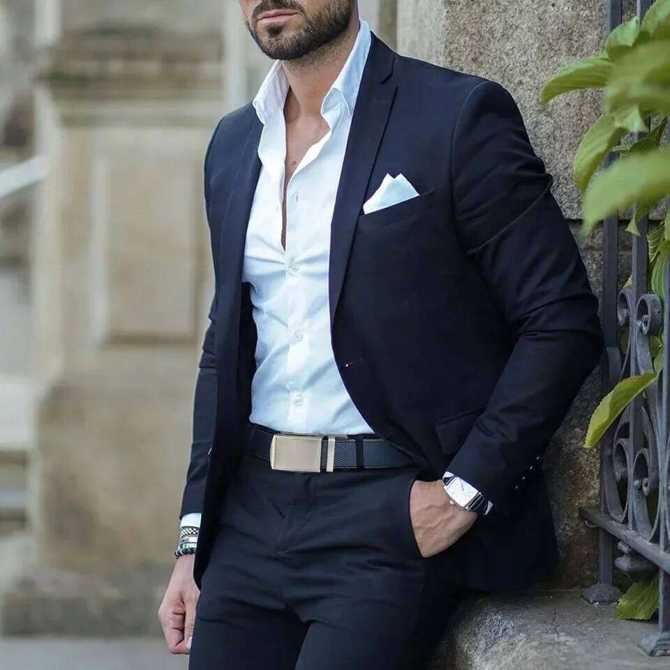 New Mens Genuine Leather Luxury of Men Male Metal Automatic Buckle Designer High Quality Waist Belt Black Y260225