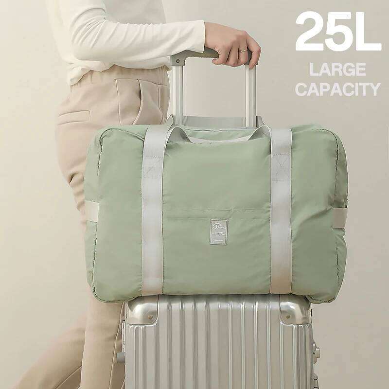 Waterproof Foldable Travel Duffle Large Capacity Carry On Tote Luggage Storage Bag with Multiple Pockets Y260225