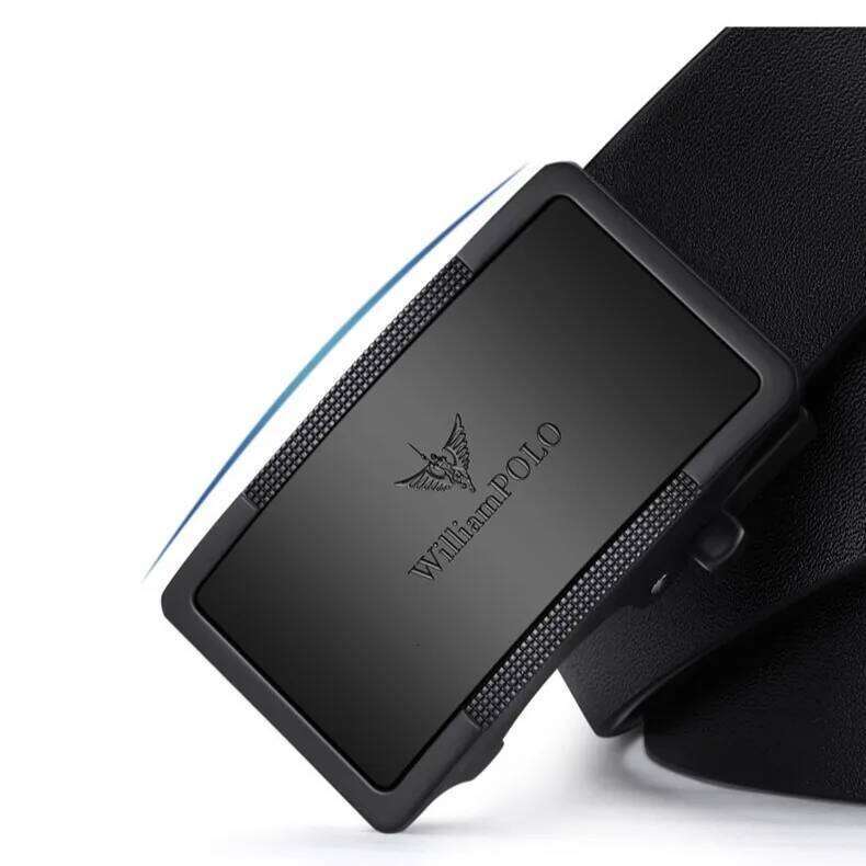 WILLAIAMPOLO New automatic buckle men's belt casual business versatile cowhide waistband men Y260225
