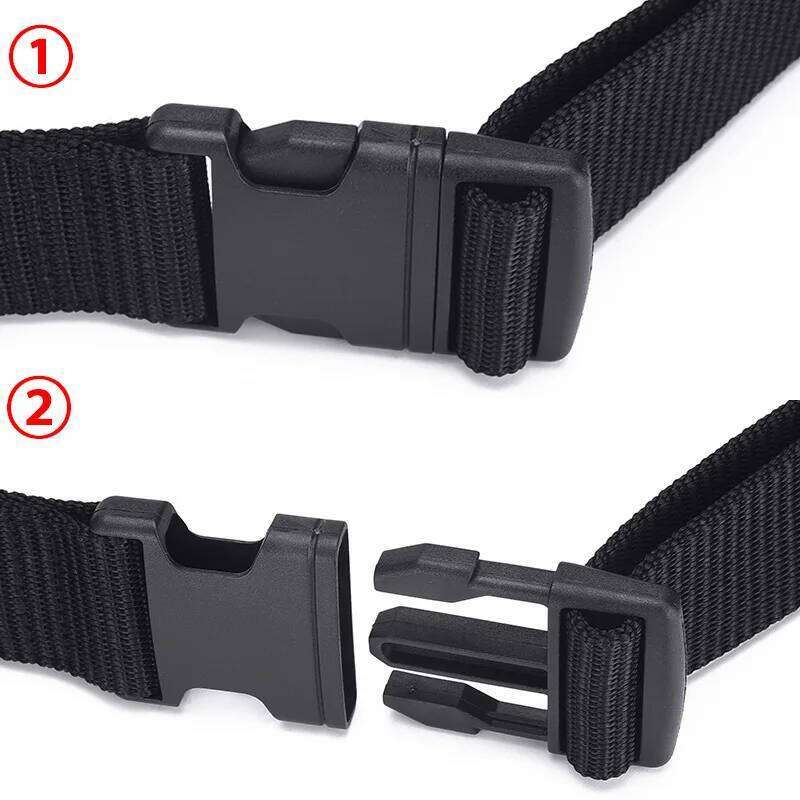 Men's Tactical Non-Metal Plastic Buckle Heavy-Duty Nylon Material Webbing Outdoor Woven Belt for Hiking Work Y260225
