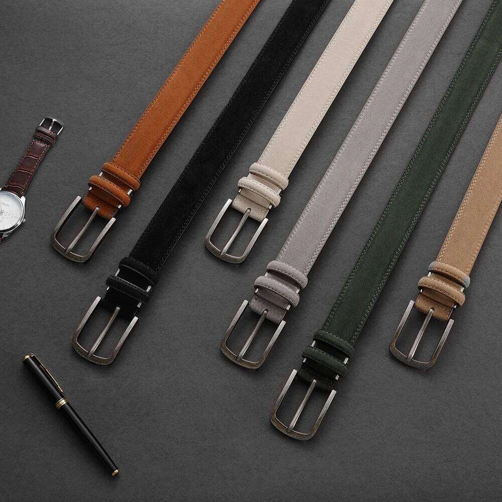 High Quality PU Leather Belt Luxury Designer Belts Men Cowskin Fashion Strap Male Jeans for Man Y260225