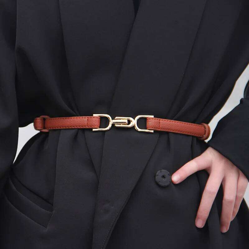 Women's Dress Fashion Lady Designer Black White Brown Waist Belt Ladies Belts Strap for Dresses BF50 Y260225