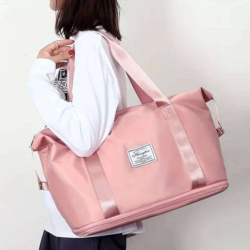 Large Capacity Travel Handbag,nylon Fitness and Yoga Handbag,lightweight Luggage Handbag,multifunctional Sports Bag,casual Style Y260225