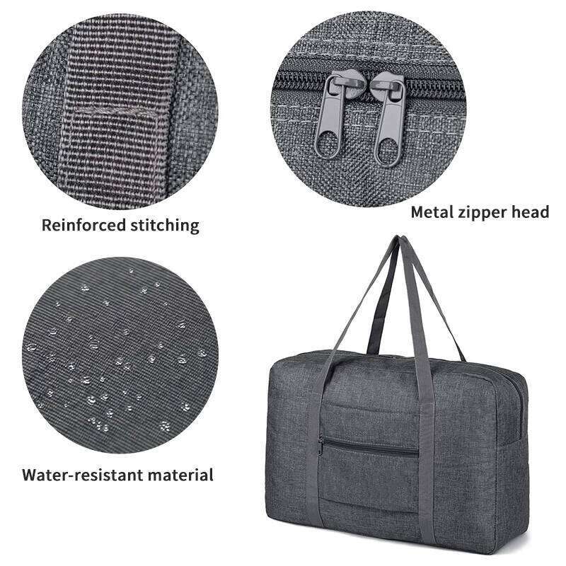 TINYAT Large Capacity Multicolor Women's Polyester Handbag Lightweight and Durable Foldable Travel Bag for Outdoor Travel. Y260225