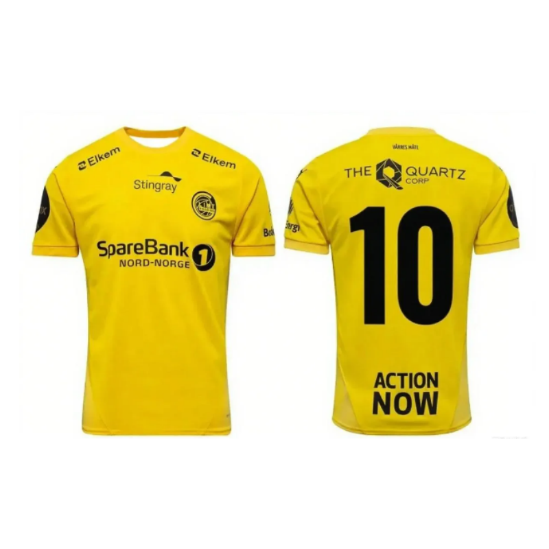 Men's Tracksuits 25/26 Norwegian Bodo Glimt Home T-shirt For Men And Women Away Neutral Sports Training Sports And Leisure Breathable Short Sleev