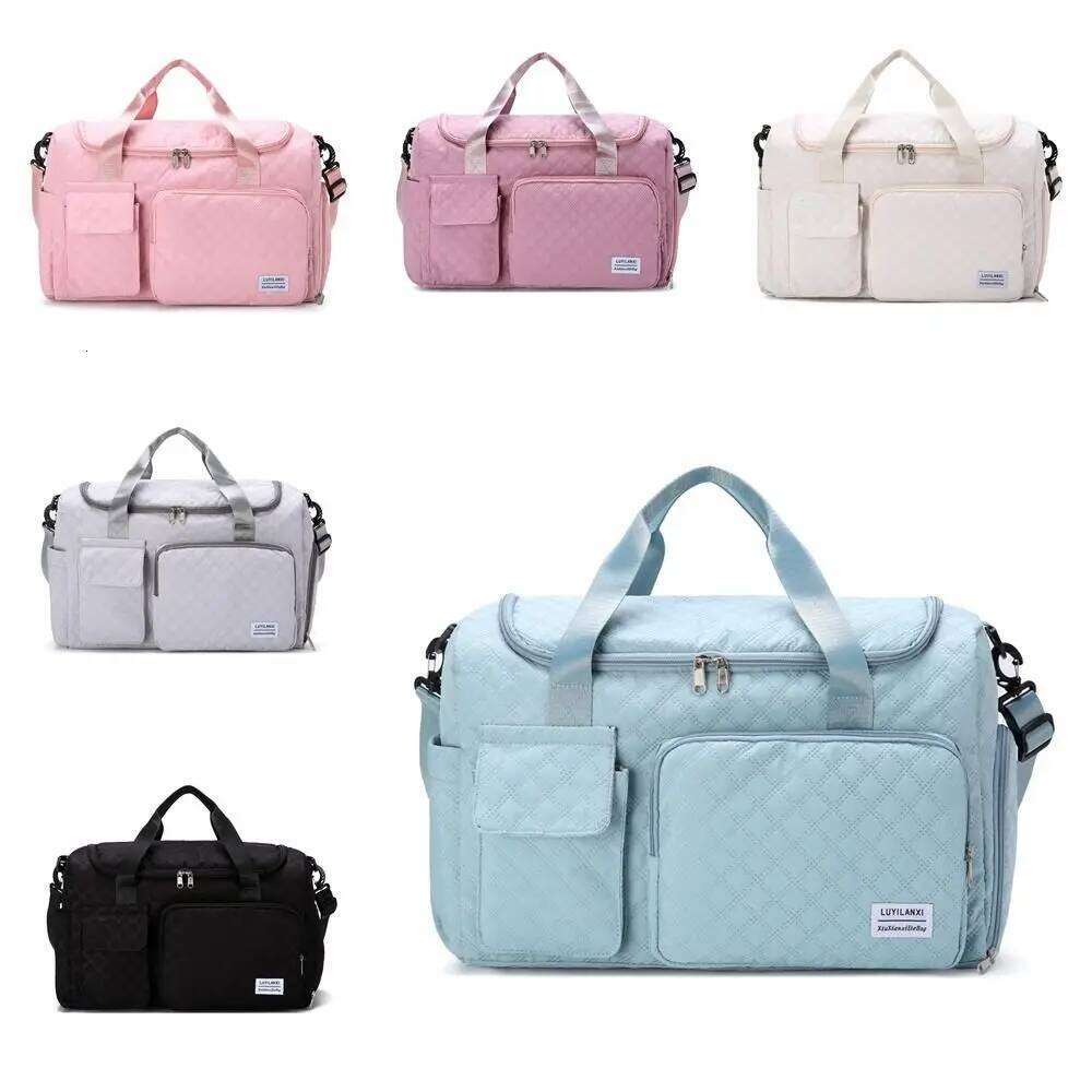 Shoulder Oxford Duffel Foldable Sturdy Travel Luggage Short Distance Multi Layered Nylon Duffle Bag Fitness Y260225