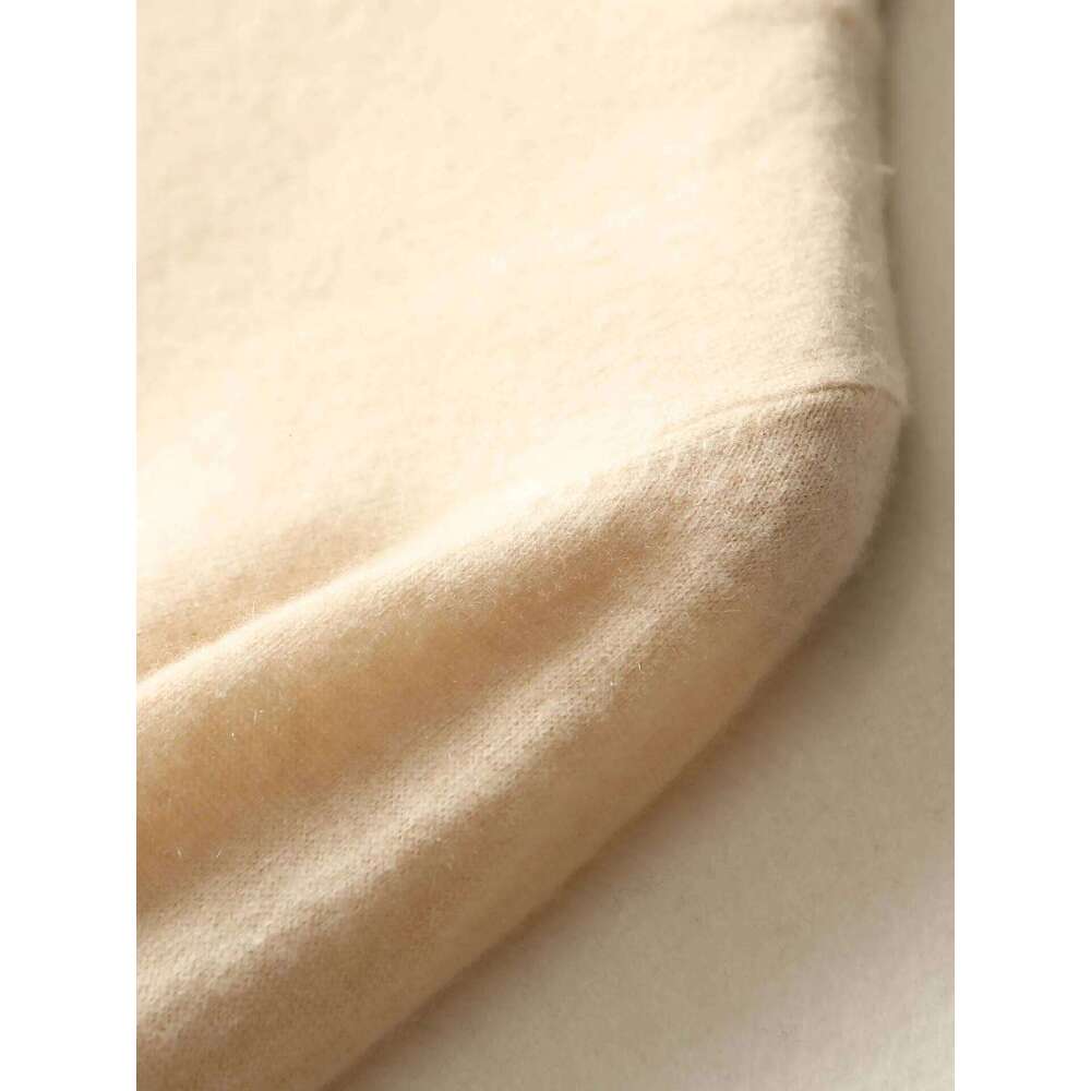 100% Merino Wool Turtleneck Autumn and Winter Knitted Long Knee-length Dress Women's Clothes 2025 New Style XJ260225