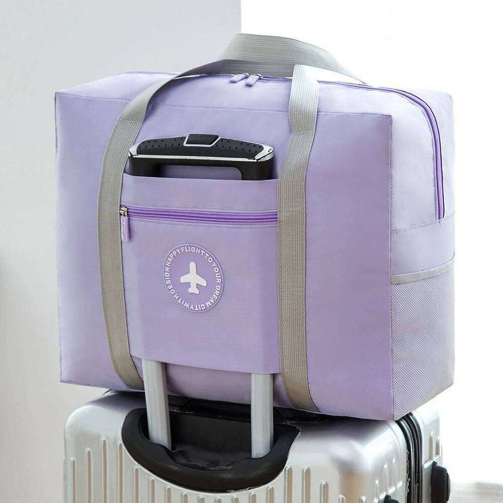 Large Capacity Foldable Travel Portable Handheld Luggage Short Distance Simple Waiting for Delivery Storage Bag Y260225