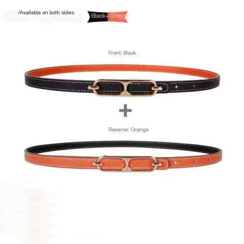 1.3cm Women's Reversible Multifunctional Durable Fashion Item Belt Y260225
