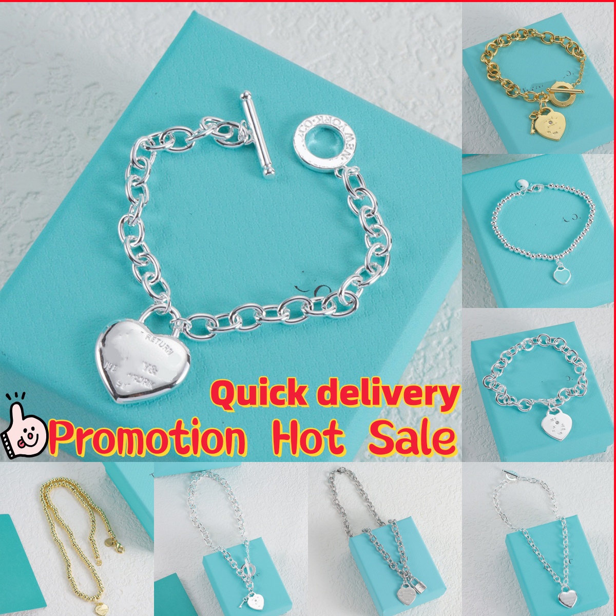 heart bracelet 925 sterling silver jewelry designer bracelets diamond double heart charm key arrow bracelet designer charms womens bracelete luxury jewelry DH