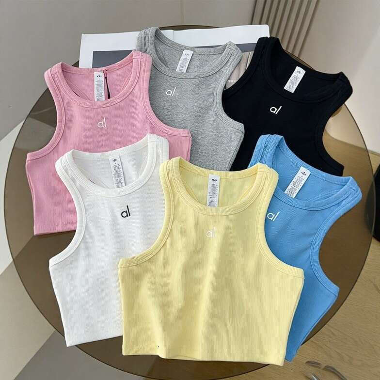 New Yoga Sports Bra Tank Top Alosetismness Women Clothes Set Jogger Fitness Sports Vest Alosetismness Yoga Set Women Pilates Gym Sports Printed Bra Tank Top