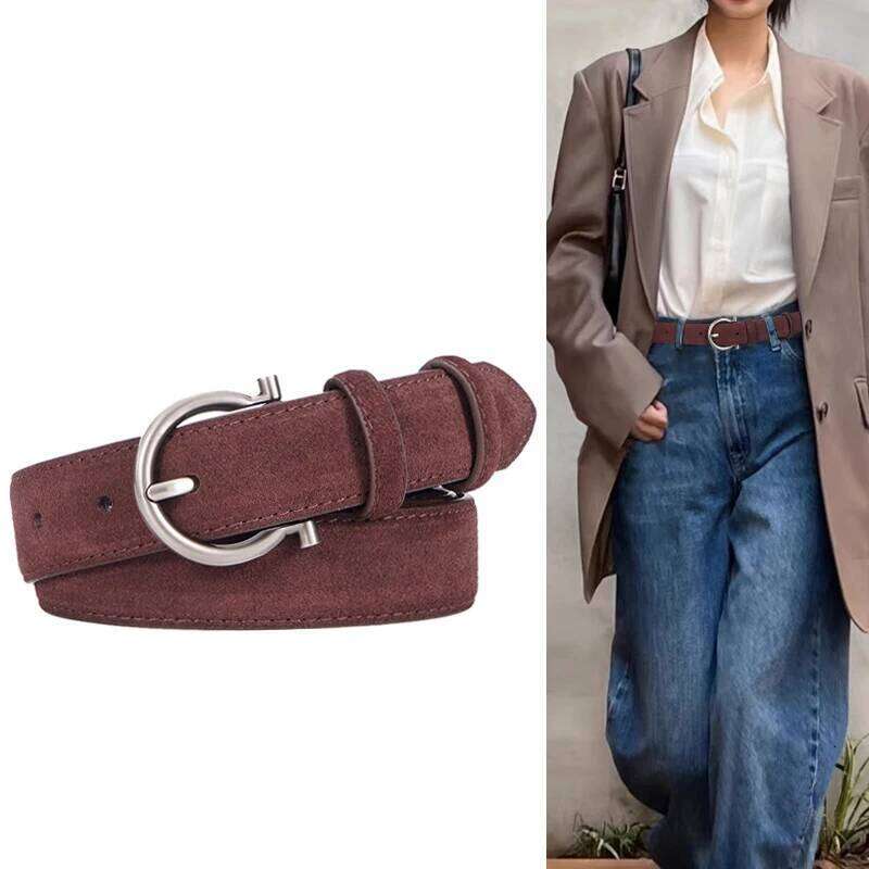 Genuine Cow Leather Belt 2025 New Fashion Designer Waistband for Women Casual Pants Waist Band High Quality Luxury Brand Y260225