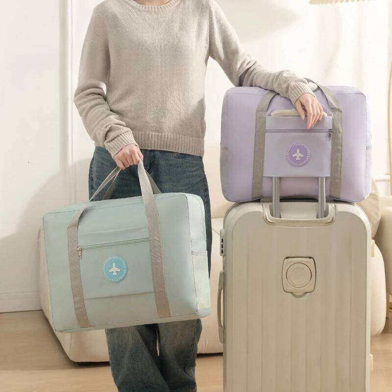 Short Distance Travel Foldable Compartment, Trolley, Luggage Coating, Storage Bag, Moving Bag Y260225