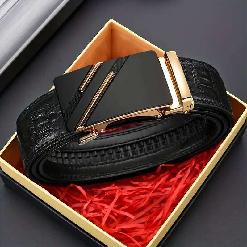 Men's High Quality Business Leather - Outdoor Fashion Casual Sports Metal Alloy Buckle Ring Luxury Brand Jeans Belt Y260225