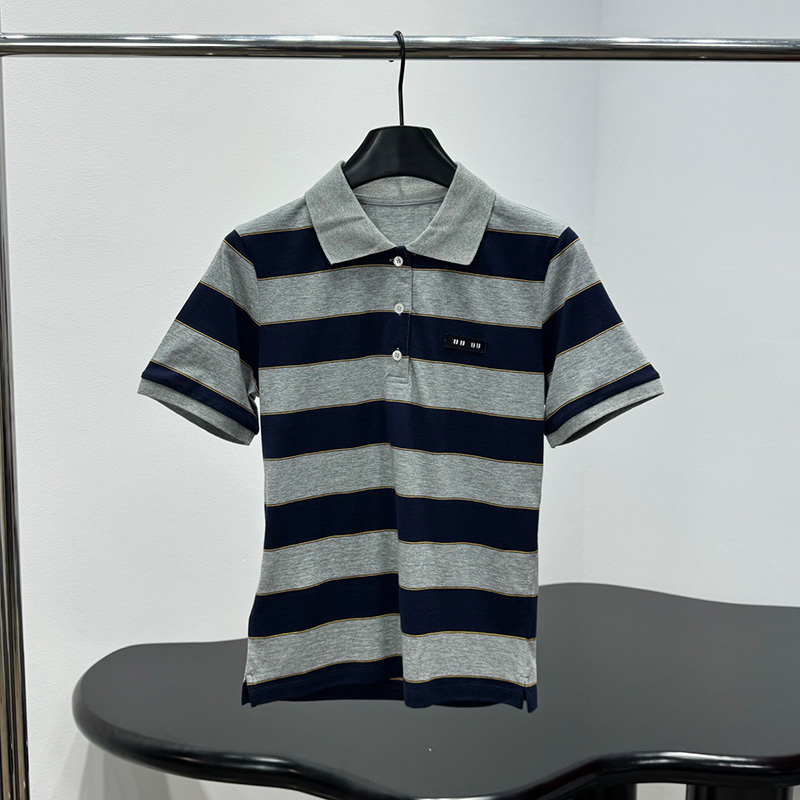 Women Business Polo Shirt Lapel Neck Polos Golf Sports Tee Short Sleeved T Shirts