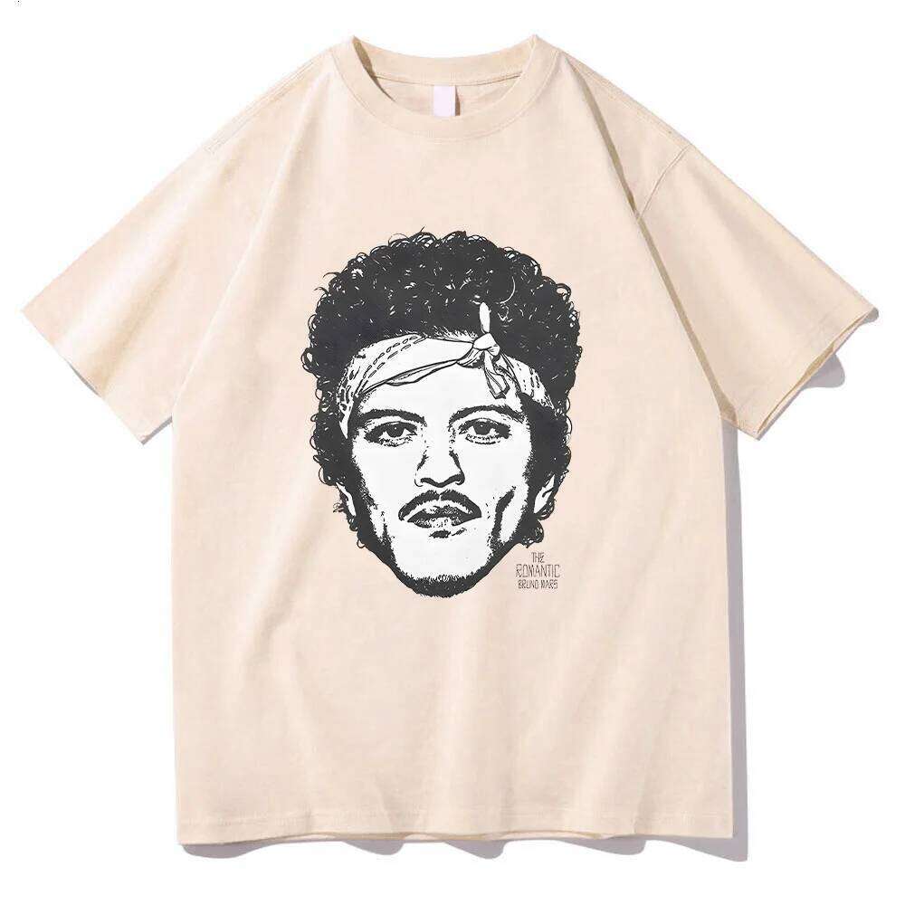 Bruno Mars The Romantic Rose Tee Man Woman Harajuku Short Sleeve O-neck Casual Gift Clothes Fashion Comfort Cotton T Shirt C260225
