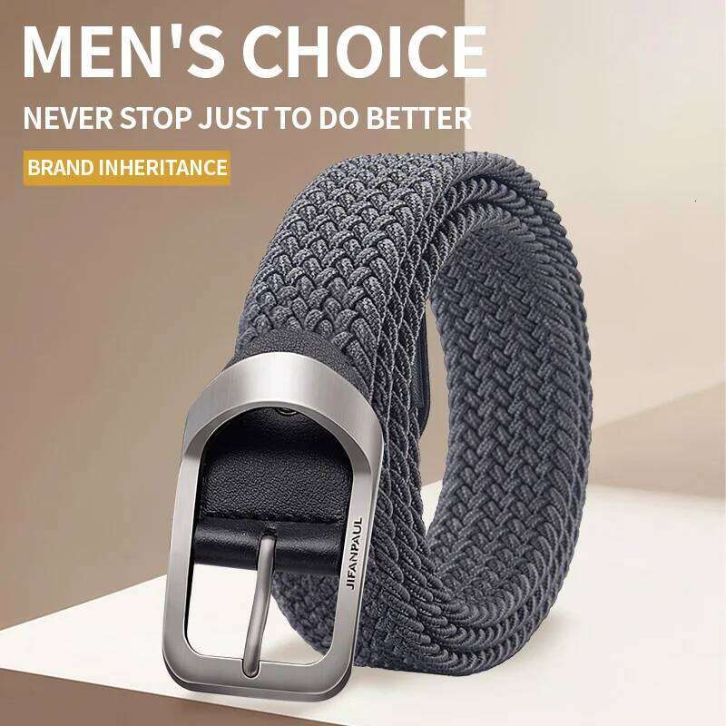 Men's needle buckle, student youth Korean version versatile denim canvas belt, nylon men's luxury outdoor hunting tactics, multi Y260225