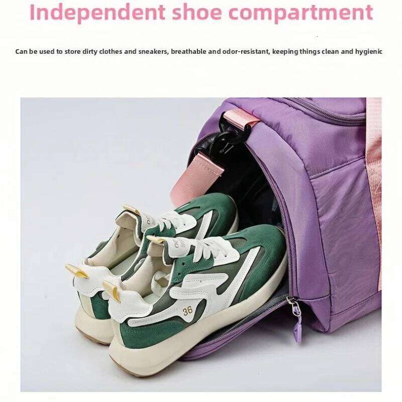 Multi-functional lightweight large capacity storage shoulder camping accessories, dry/wet separation travel bag, suita Y260225