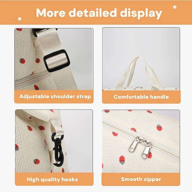 Corduroy Tote Large Capacity Carry On Travel Bag With Shoe Compartment Sports Fitness For Women Duffle Bags Y260225