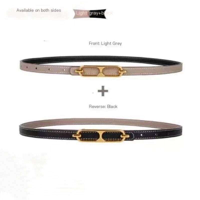 1.3cm Women's Reversible Multifunctional Durable Fashion Item Belt Y260225