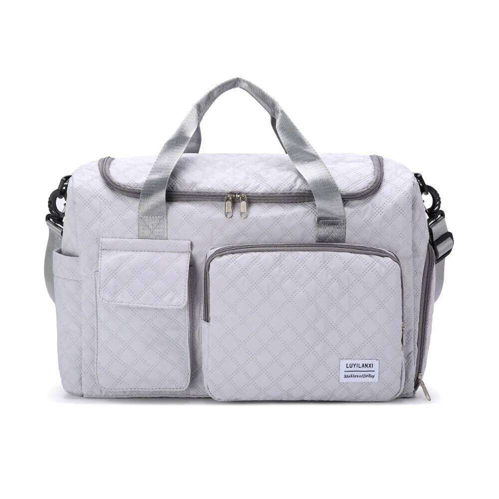 Oxford Duffel Sturdy Short Distance Travel Luggage Bag Solid Color Multi-functional Large Capacity Handbag Fitness Y260225