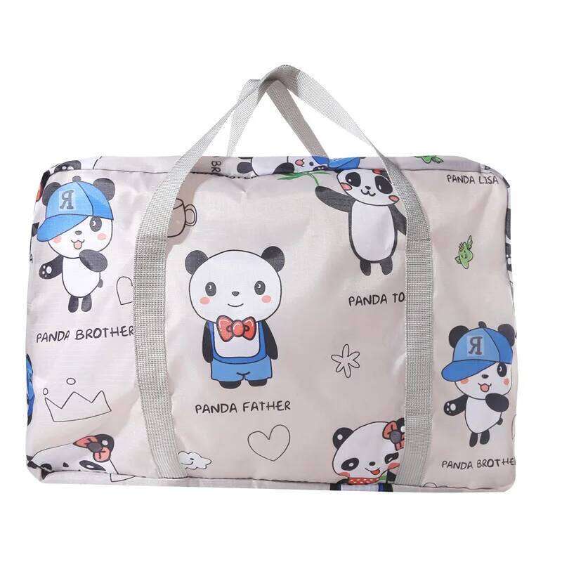 Oxford Foldable Duffel Organizer Weekend Hand Bags Portable Suitcases Large Travel Clothing Storage Bag Women's Tote Y260225