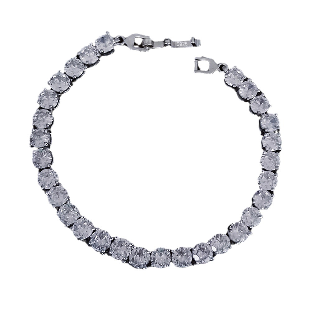 17CM long 6MM full diamond zircon bracelet for women, fashionable, simple, niche, versatile, elegant style - view 6