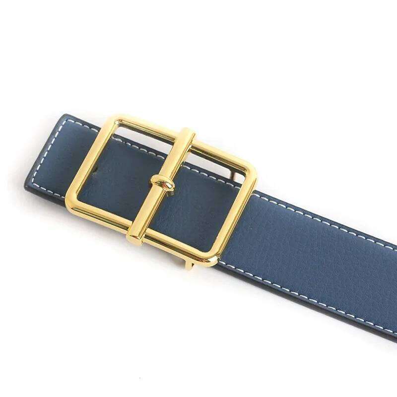 2024 Business Luxury Designer Brand Pin Buckle Belt Men High Quality Women Genuine Real Leather Dress Strap for Jeans Waistband Y260225