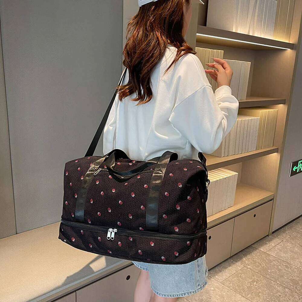 Travel Duffle Sport Gym with Shoe Compartment Carry On Tote Luggage Bag for Women Girls Y260225