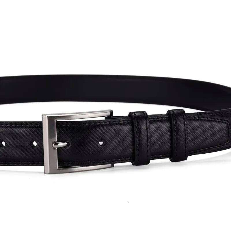 Men's 2023New Casual Business Alloy Buckle High End Luxury Authentic Fashion Jeans Belt Gift for Boyfriend Or Dad Y260225