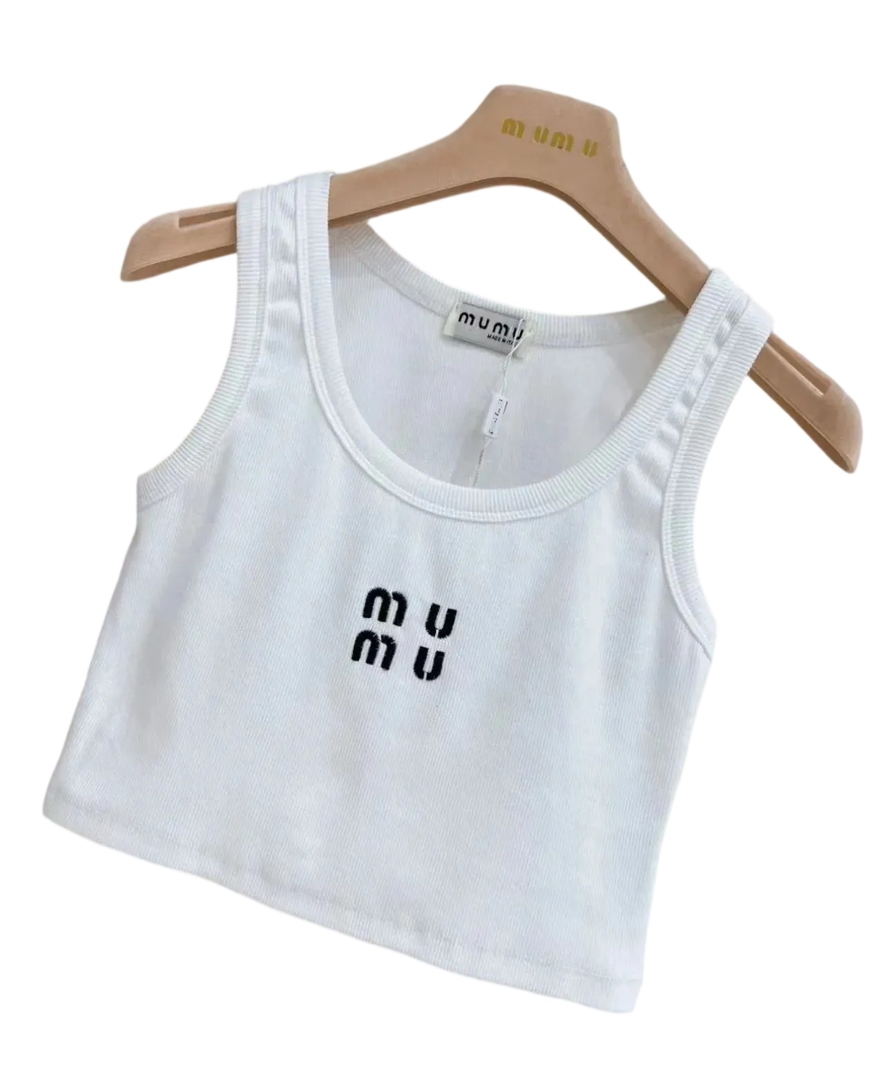 Designer Women's Luxury Tanks Camis Tank Top Lowe Clothes Knits Designer Embroidery Knitted Vest Sleeveless Breathable Cropped Tops 100% Cottons 