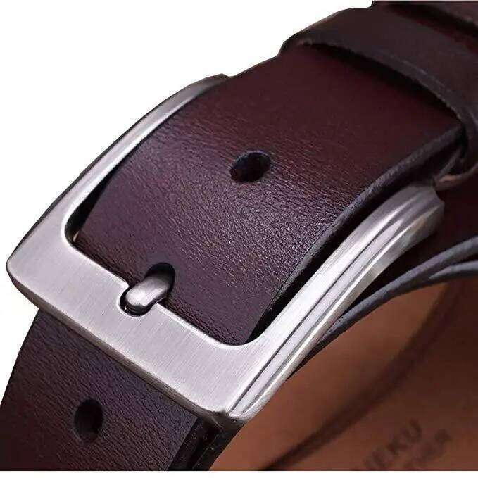 Plus Belt Cowhide Leather 150cm Obesity Waistband Alloy Buckle 3.8CM Men Jeans Belts Lengthened Size 130cm 140cm Y260225