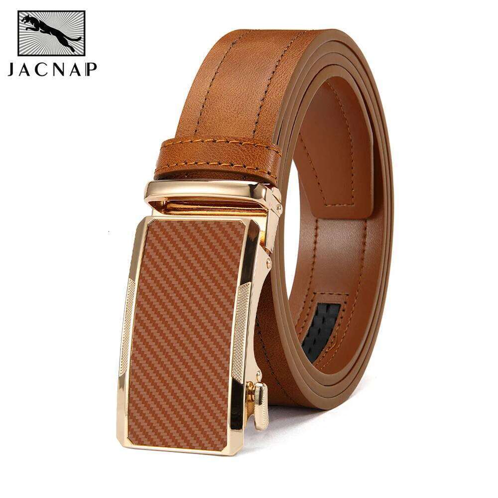 New Business Leisure Alloy Square Buckle Men's Luxury Designer High Quality Leather Cowboy Belt Multi Color Y260225