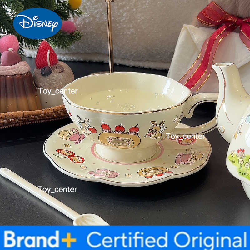 Cute Cake Bear Tea Set Teapot High Temperature Resistant Ceramic Cup and Saucer Set French Afternoon Tea High-end Gift Box H260225