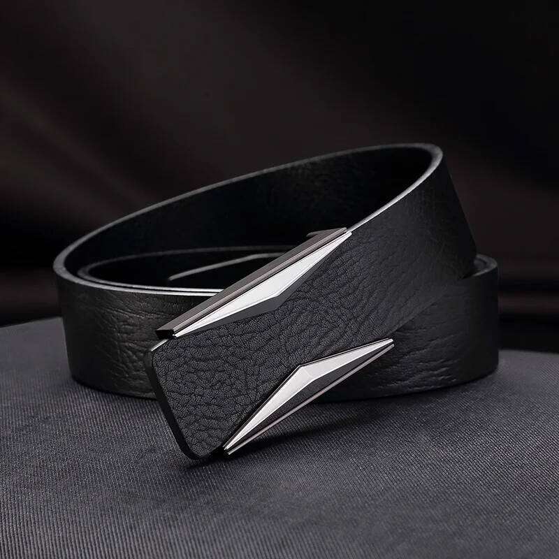 2024 Luxury Brand for Men &Women Unisex Fashion Shiny Coffee Design Buckle High Quality Waist Shaper Leather genuine Belts Y260225