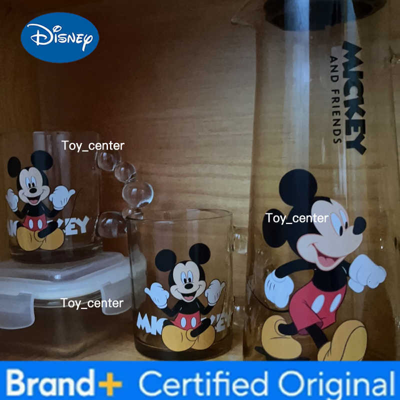 Disney Mickey cartoon cute water cup creative Kawaii home office coffee milk juice mug cold water teapot set gift wholesale H260225