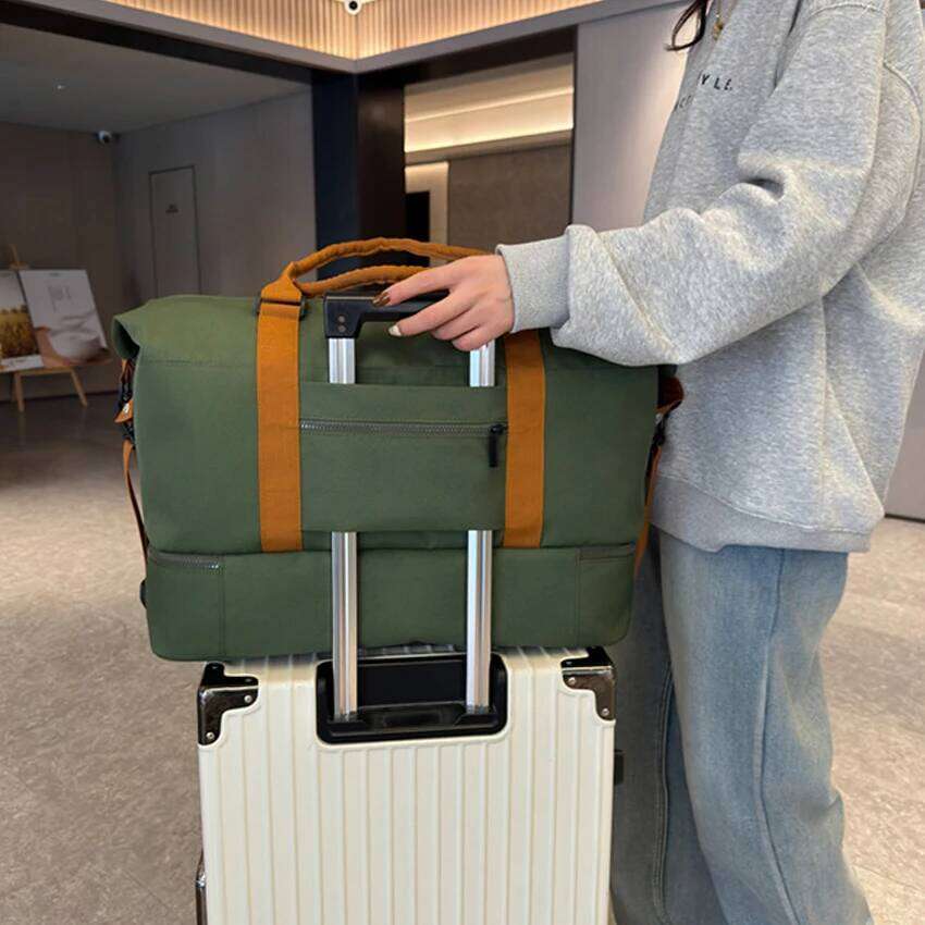 New 2 pieces Set Travel Clothes Storage Water-proof Good Quality Luggage Suitcase Organizer Large Capacity Trip Bag Y260225