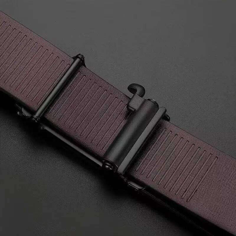 Men's trendy business fashionable jeans belt, white-collar, casual, gift for husband Y260225