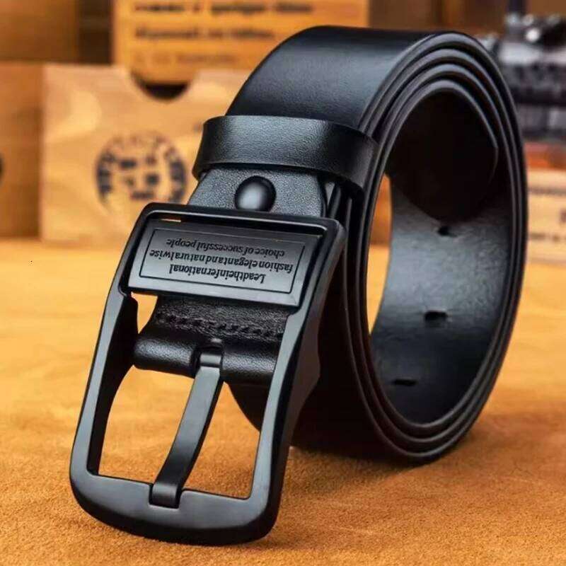 New Luxury Men PU Leather Metal Pin Buckle High Quality Famous Brand Designer Waist Strap Belt for Jeans Plus Size Y260225