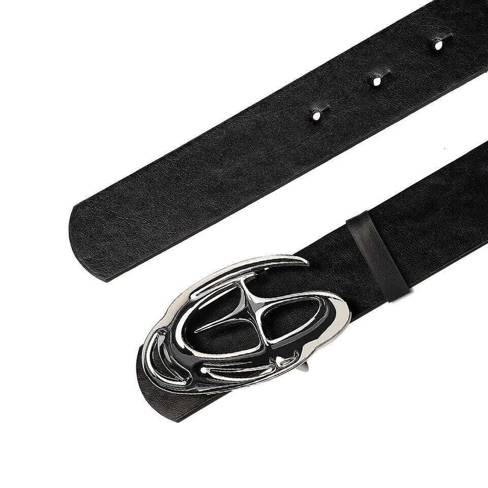 New Stylish Geometric Alloy Needle Buckle Fashion Punk For Men Women - Trendy Accessory for Gift GivingNeutral Waist Belt Y260225