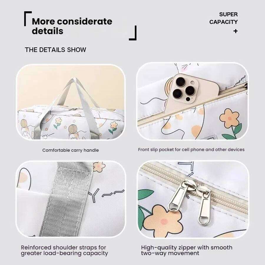 Large Capacity Cartoon Short Distance Travel Hand Pulled Lightweight Suitable For Students To Carry Luggage Bag Cute Y260225