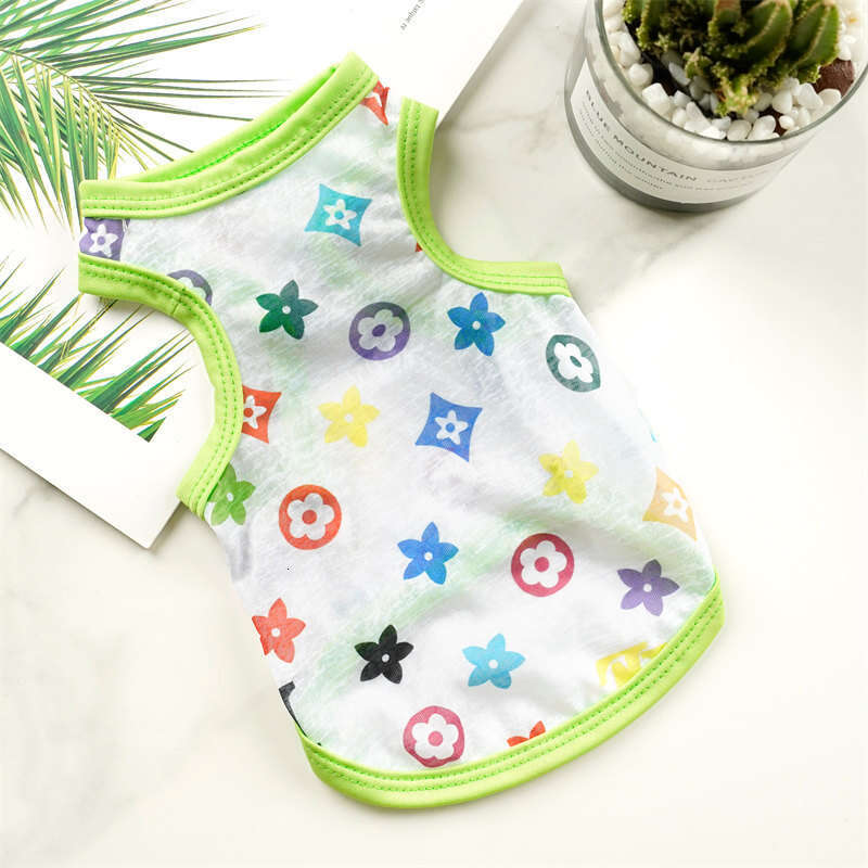 Pet Clothing Small Medium Dogs French Bulldog Cat Teddy Bichon Sun Protection Vest Dog Clothes Supplies WKERSIY