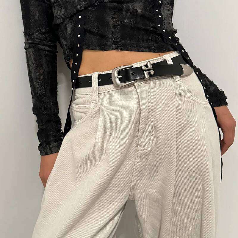 Unisex Genuine leather belts for Men Luxury Desiner Letter LL Women's Female Plus Size Gothic Waistband Punk Jeans Belt Y260225