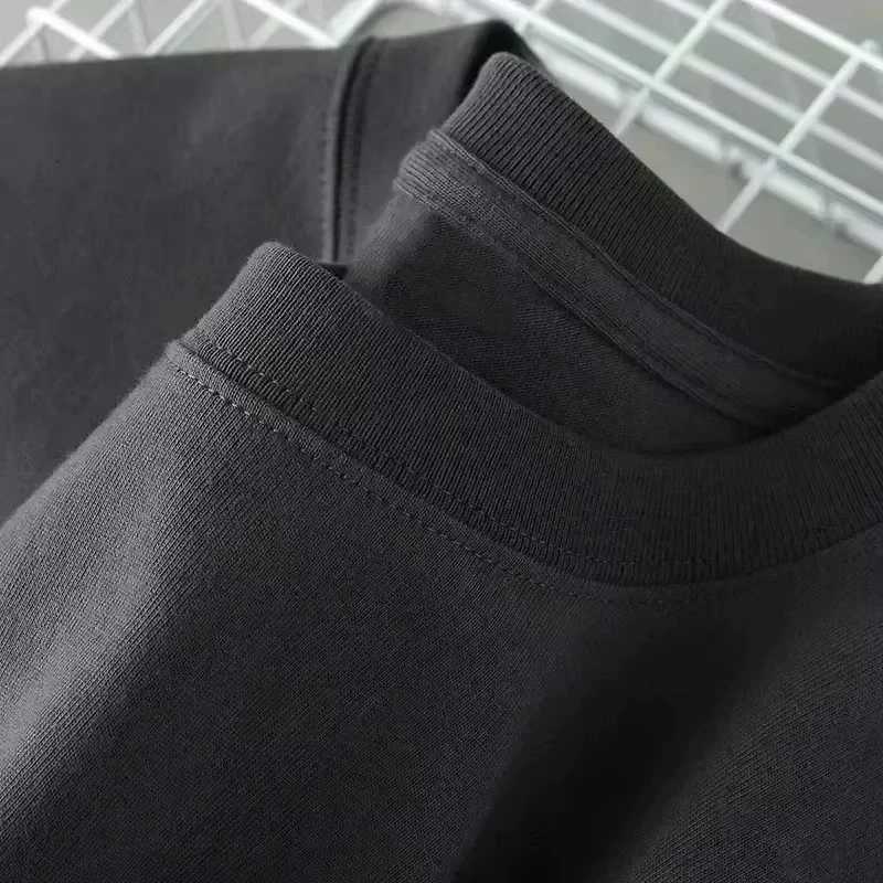 Italian-Inspired Letter Print Cotton T-Shirt Unisex Oversized Luxury Streetwear Couple Summer TopT260228