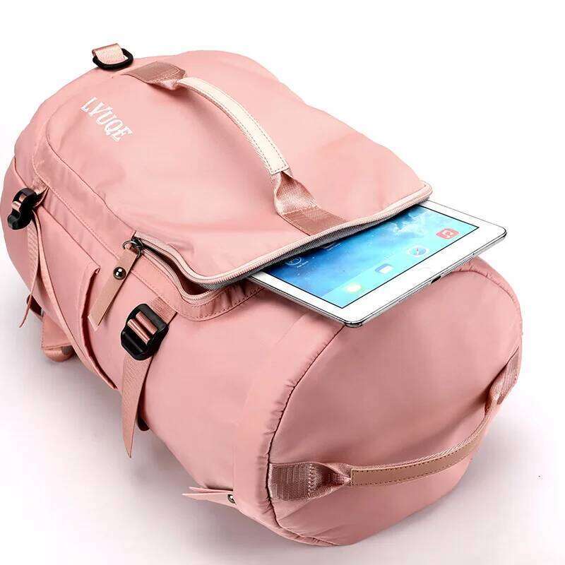 Large Capacity Storage Travel Bag Tote Carry On Backpack Luggage Handbag Waterproof Duffel Women Oxford Shoulder Bags Y260225